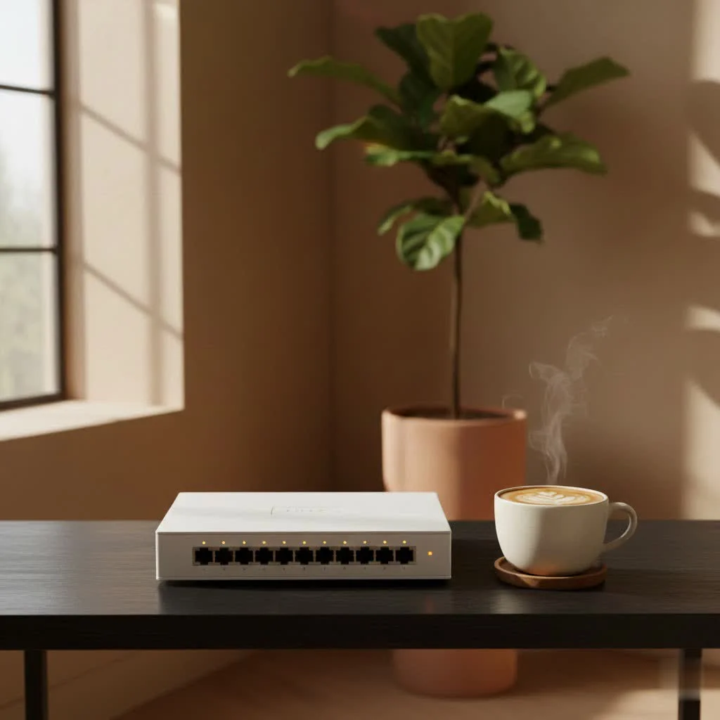 Diagram illustrating the functions of a Layer 3 switch