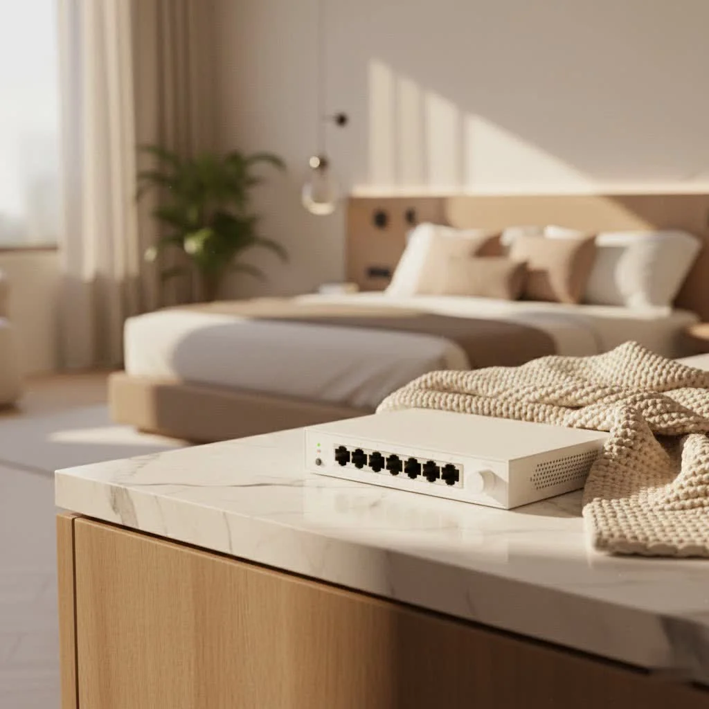 Cisco 9300 series network switch with multiple ports