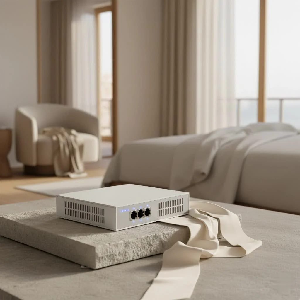 Network switches stacked together for unified management