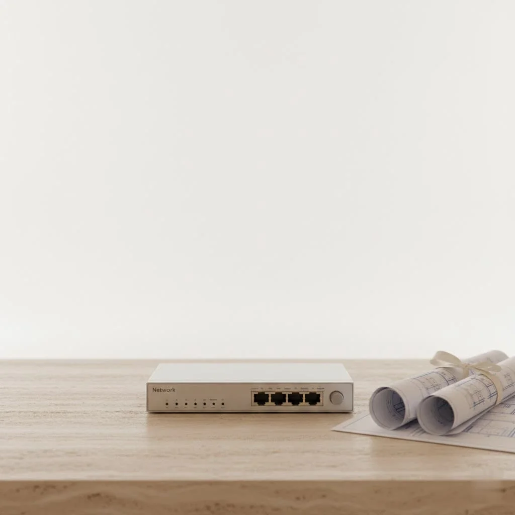 UniFi USW-24-PoE 24-port Gigabit switch with touch display