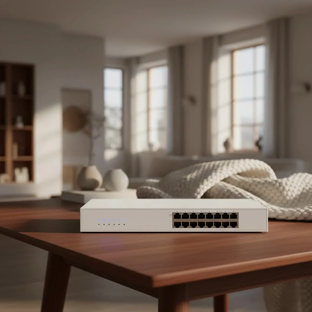 8-port gigabit ethernet switch for home and small office networks